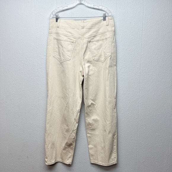 Banana Republic Jeans Womens 14 Ultra High Rise Straight Fit Cream Capsule Y2K - Picture 5 of 11